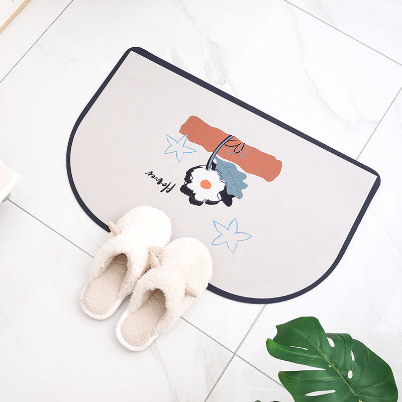 半圆浴室简约防滑脚垫2