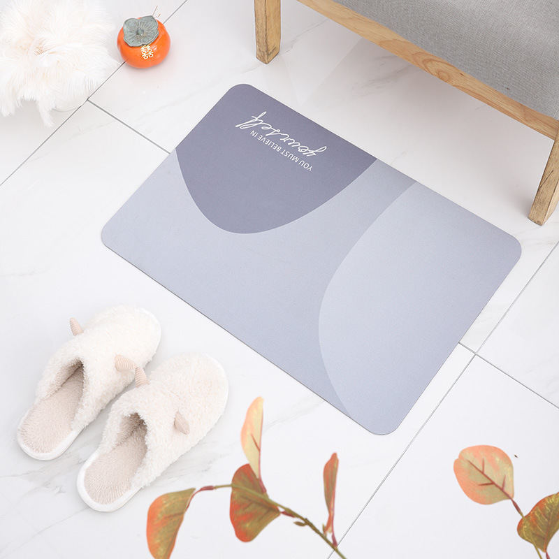 方形浴室简约防滑脚垫6