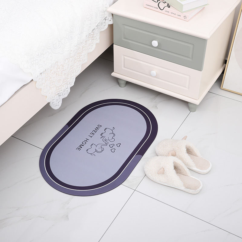 卫生间门口椭圆地垫5