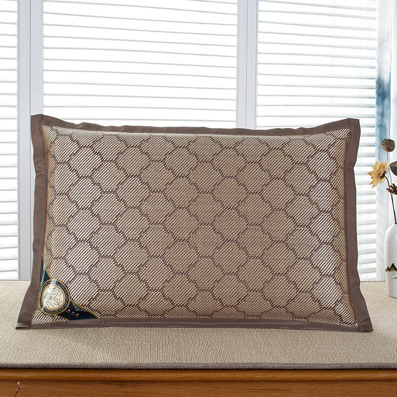 夏天凉席冰丝藤枕头套1